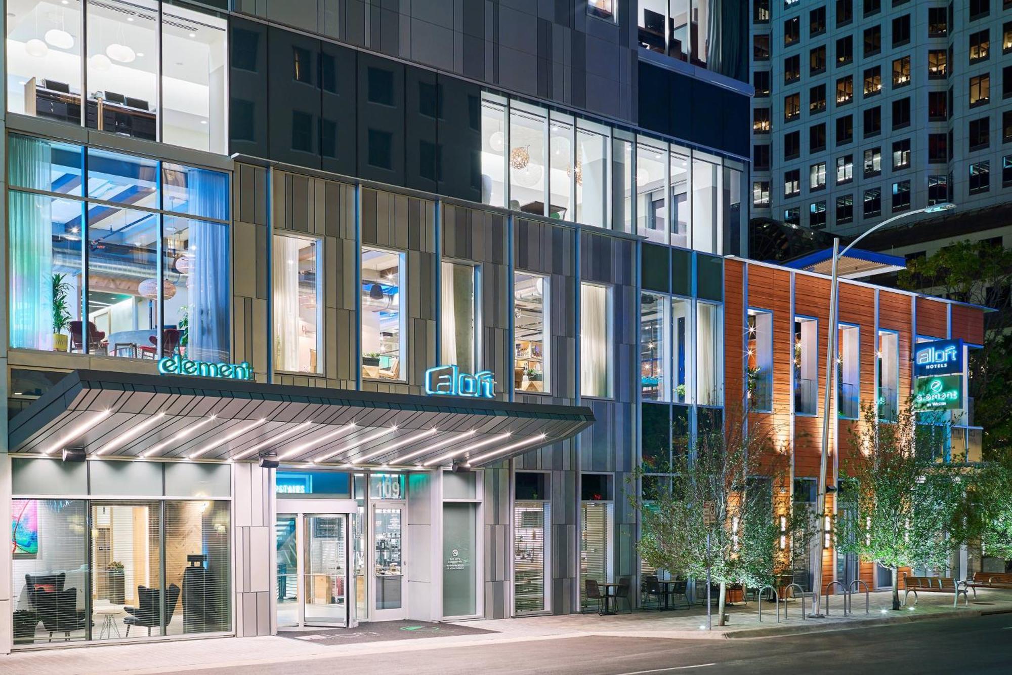 Hotel Aloft Austin Downtown Exterior foto